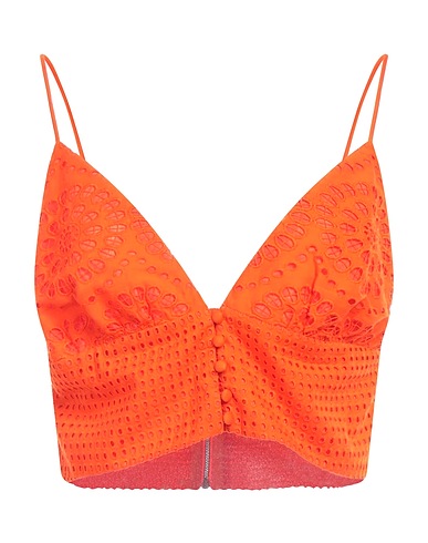 ALICE + OLIVIA Top Orange 100% Cotton