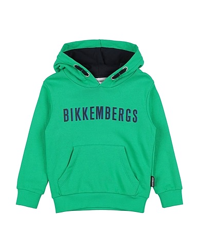 BIKKEMBERGS Sweatshirt Green 100% Cotton
