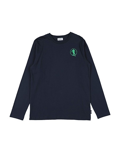 BIKKEMBERGS T-shirt Midnight blue 100% Cotton