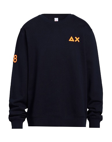 SUN 68 Sweatshirt Midnight blue 100% Cotton