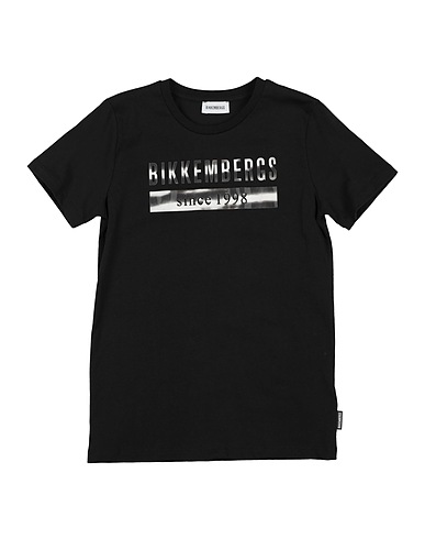 BIKKEMBERGS T-shirt Black 100% Cotton