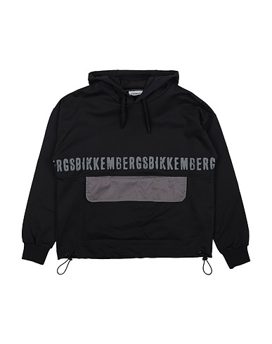 BIKKEMBERGS Sweatshirt Black 100% Cotton