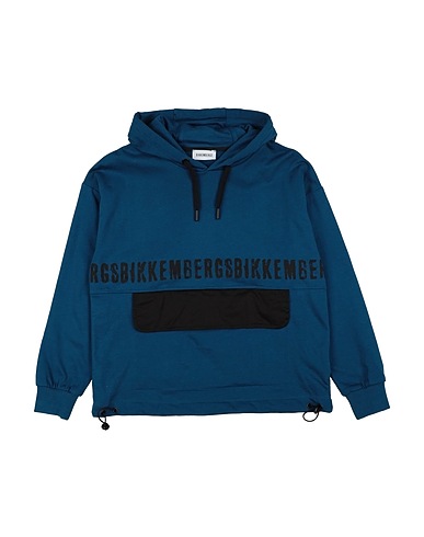 BIKKEMBERGS Sweatshirt Deep teal 100% Cotton