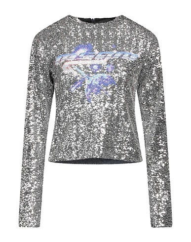 MSGM Top Silver 100% Polyester