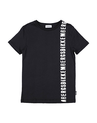 BIKKEMBERGS T-shirt Nero 100% Cotone