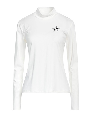 ACTITUDE by TWINSET Ｔシャツ ホワイト コットン 48% / レーヨン 46% / ポリウレタン 6%