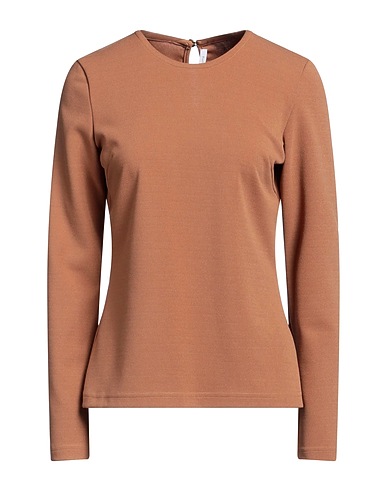 MAISON LAVINIATURRA Top Camel 95% Polyester, 5% Elastane