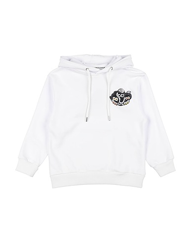 BIKKEMBERGS Hooded sweatshirt White 100% Cotton