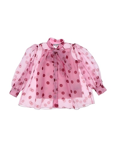 DOLCE&GABBANA Patterned shirts & blouses Pink 100% Silk