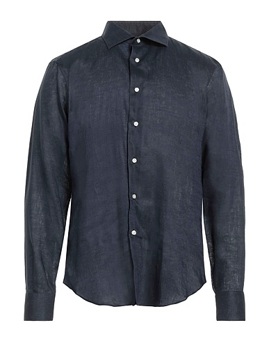 MATTABISCH Linen shirt Navy blue 100% Linen