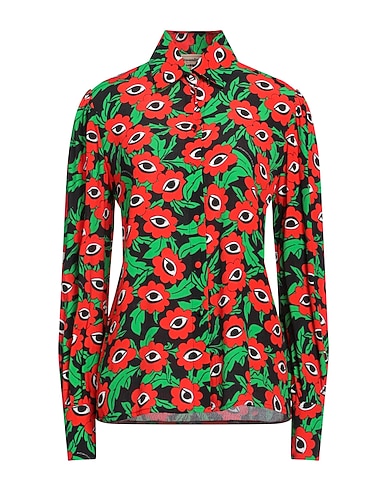 ALESSANDRO ENRIQUEZ Floral shirts & blouses Red 100% Viscose