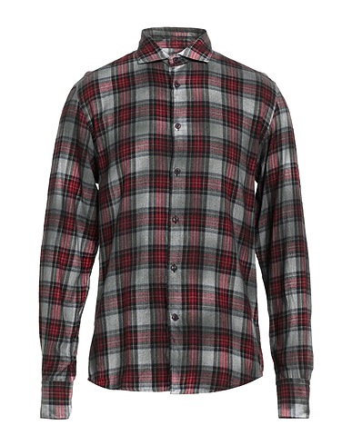 DEPERLU Checked shirt Grey 100% Cotton