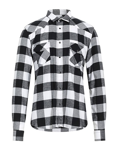 STILOSOPHY Checked shirt White 100% Cotton