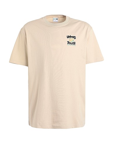 PUMA T-shirt DOWNTOWN Graphic Tee Beige 100% Cotton