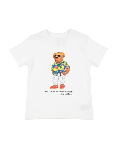 POLO RALPH LAUREN Ｔシャツ SS CN-KNIT SHIRTS-T-SHIRT
 ホワイト コットン 100%