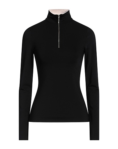 TORY BURCH T-shirt Black 88% Polyamide, 12% Elastane