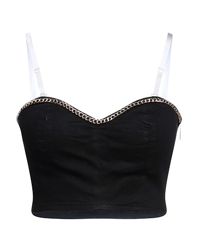 LIU •JO Bustier Black 70% Cotton, 18% Modal, 8% Polyester, 4% Elastane