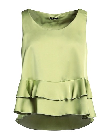 LIU •JO Top Light green 100% Polyester