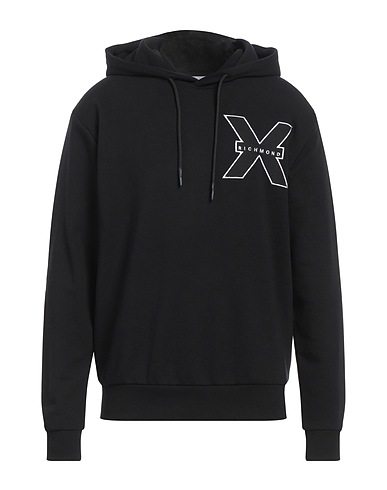 RICHMOND X Hooded track jacket  Black 100% Cotton