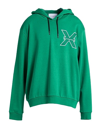 RICHMOND X Hooded track jacket  Green 100% Cotton