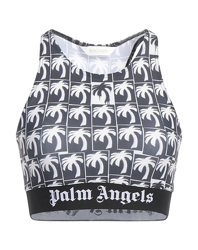 PALM ANGELS Top Black 78% Polyester, 22% Elastane, Polyamide