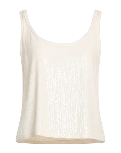 CELINE Silk top Ivory 100% Silk