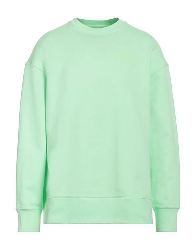 Y-3 Sweatshirt Light green 100% Cotton, Elastane