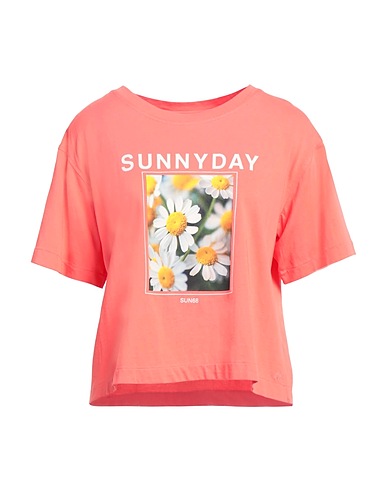 SUN 68 T-shirt Corail 100% Coton