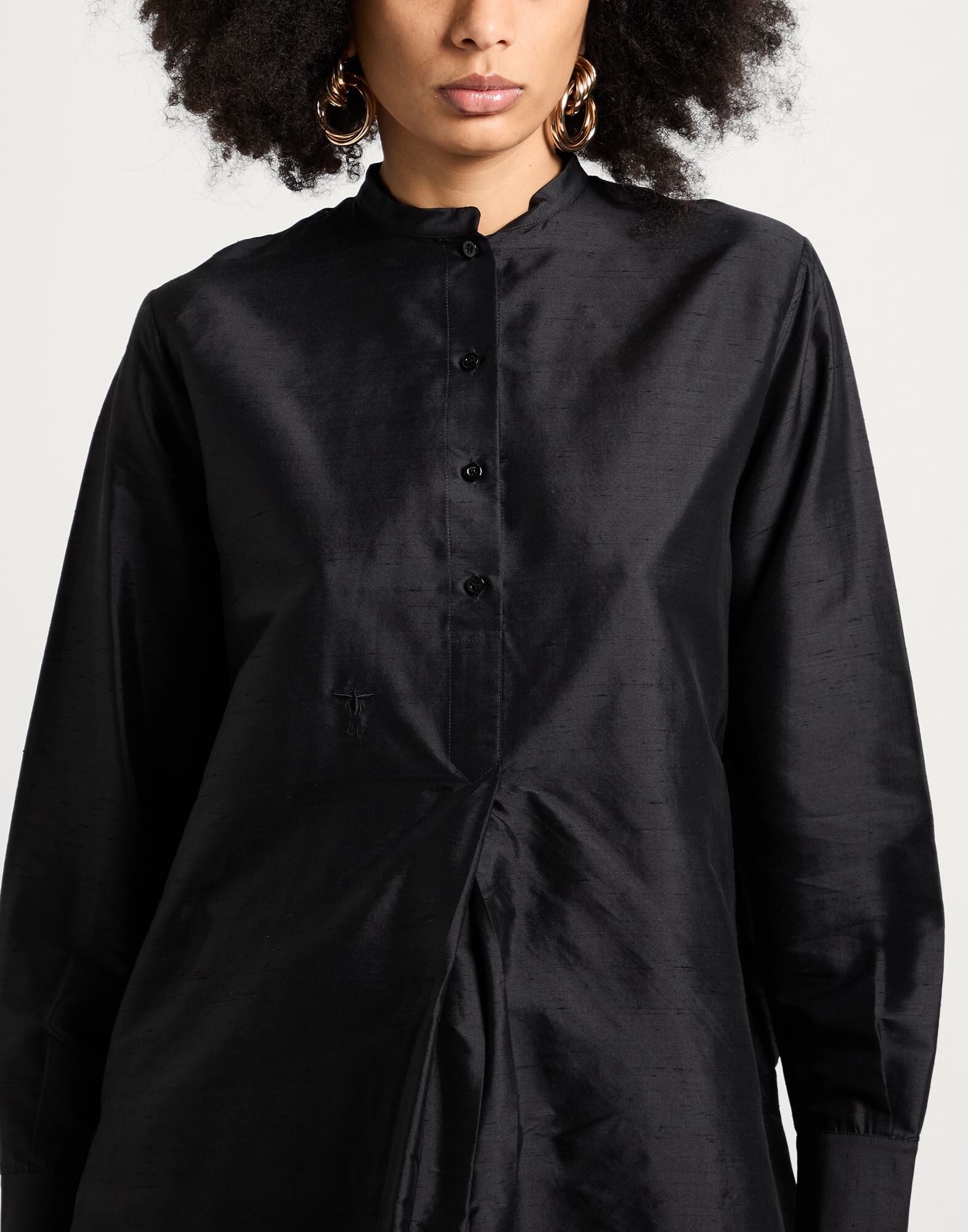 DIOR Shirts | Black Women's Silk Shirts & Blouses | YOOX