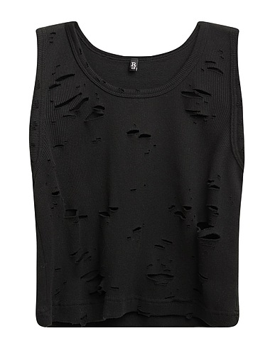 R13 Vest Black 100% Cotton