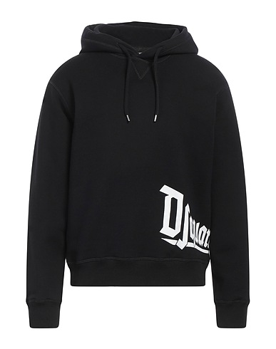 DSQUARED2 Sudadera Negro 100% Algodón