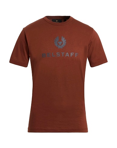 BELSTAFF T-shirt Cioccolato 100% Cotone