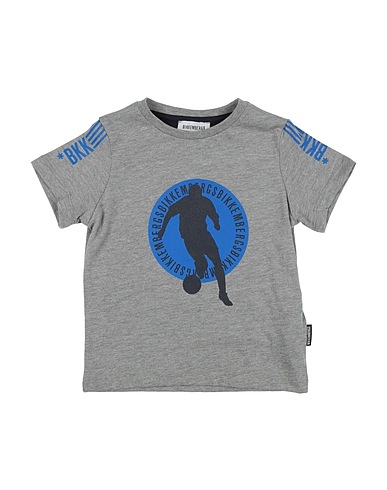BIKKEMBERGS T-shirt Grigio 100% Cotone
