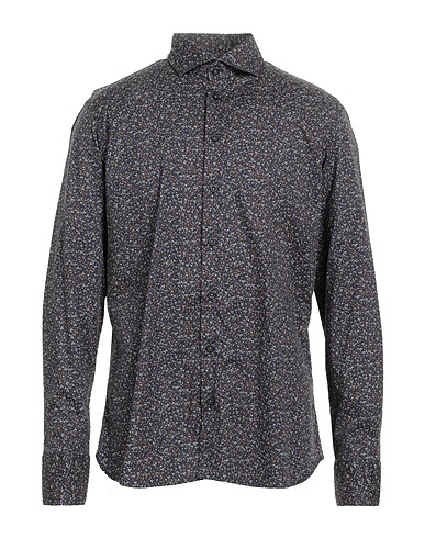 KEVIN BLAKE Camicia fantasia Blu navy 100% Cotone