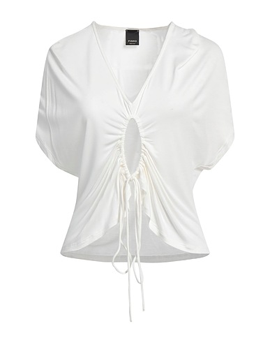 PINKO T-shirt White 100% Viscose