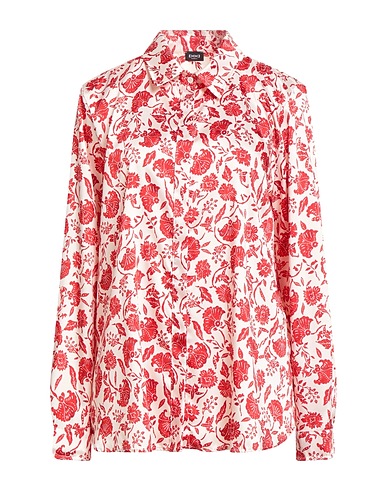 EMME by MARELLA Floral πουκάμισα και μπλούζες Κρεμ 100% Πολυεστέρας