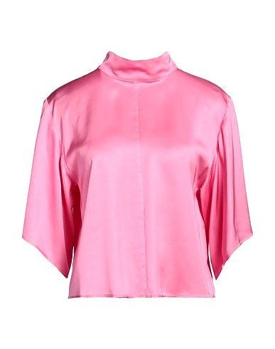 SEVENTY VENEZIA Top Pink 100% Viscose, Mother-of-pearl
