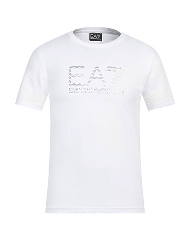 EA7 Camiseta Blanco 100% Algodón