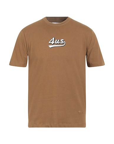 PACIOTTI 4US T-shirt Khaki 100% Cotton