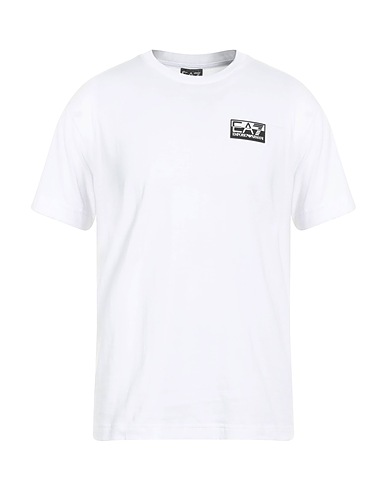 EA7 T-shirt White 100% Cotton