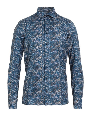 STENSTRÖMS Camicia fantasia Blu 100% Cotone