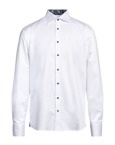 STENSTRÖMS Chemise de couleur unie Blanc 100% Coton