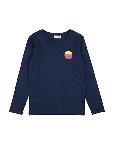 BIKKEMBERGS T-shirt Blu navy 100% Cotone