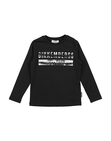 BIKKEMBERGS T-shirt Nero 100% Cotone