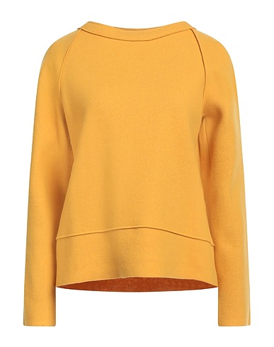 NIŪ Pullover Giallo ocra 80% Lana Vergine, 20% Poliammide