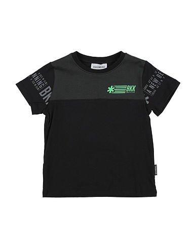BIKKEMBERGS T-shirt Black 100% Cotton