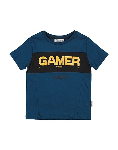 BIKKEMBERGS T-shirt Deep teal 100% Cotton