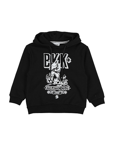 BIKKEMBERGS Sweatshirt Black 100% Cotton