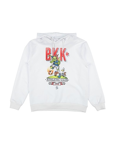 BIKKEMBERGS Hooded sweatshirt White 100% Cotton