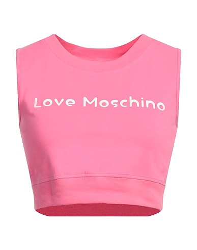 LOVE MOSCHINO Top Rosa 95% Cotone, 5% Elastan